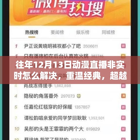 动漫直播延迟解决新篇章，革命性创新产品引领经典重温，超越时空界限的解决方案介绍