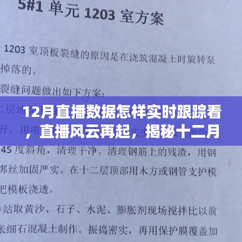 揭秘十二月直播风云，实时跟踪数据之旅