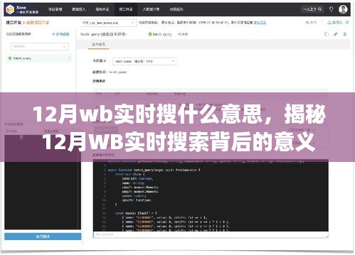 揭秘十二月WB实时搜索背后的深层含义与故事，数据深度解读