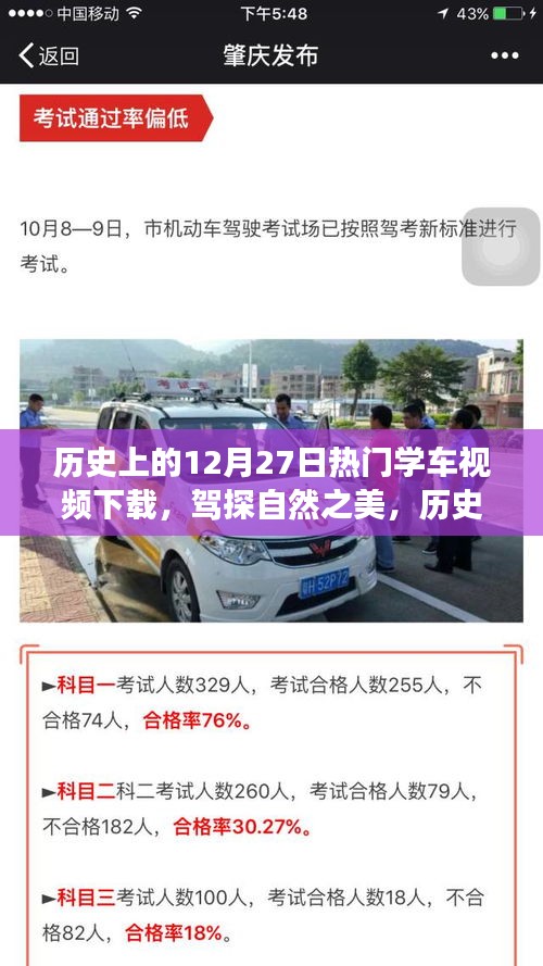 轻松启程指南，历史上的学车佳日与心灵之旅——驾探自然之美热门学车视频下载日