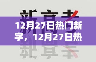 探索网络流行词汇的魅力，揭秘十二月二十七日热门新字奥秘