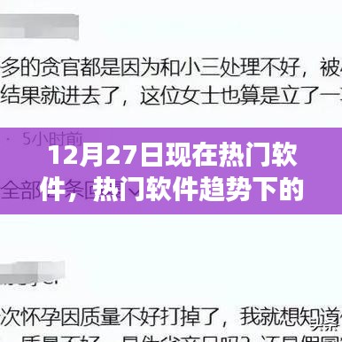 热门软件双刃剑效应，深度解析与观点阐述——12月27日软件趋势观察