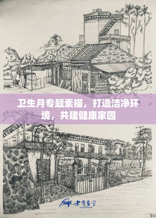 卫生月专题素描，打造洁净环境，共建健康家园