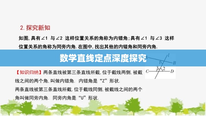 数学直线定点深度探究