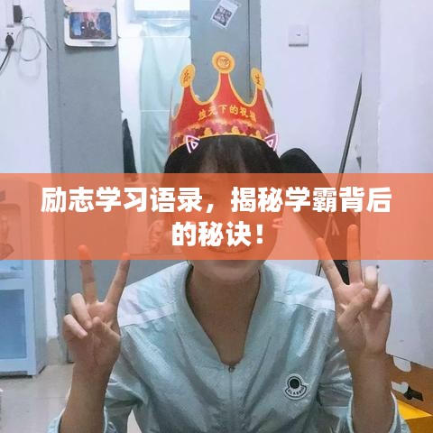励志学习语录，揭秘学霸背后的秘诀！