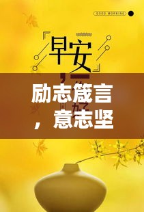 励志箴言，意志坚定，成就非凡人生！