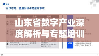 山东省数字产业深度解析与专题培训
