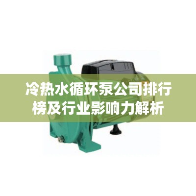 冷热水循环泵公司排行榜及行业影响力解析