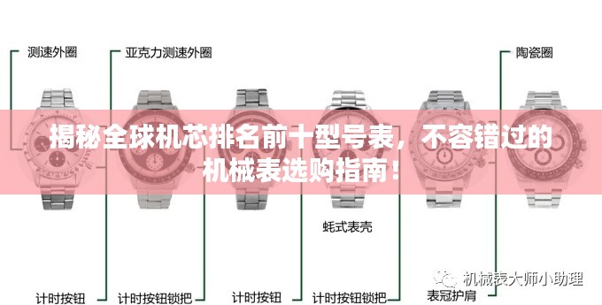 揭秘全球机芯排名前十型号表，不容错过的机械表选购指南！