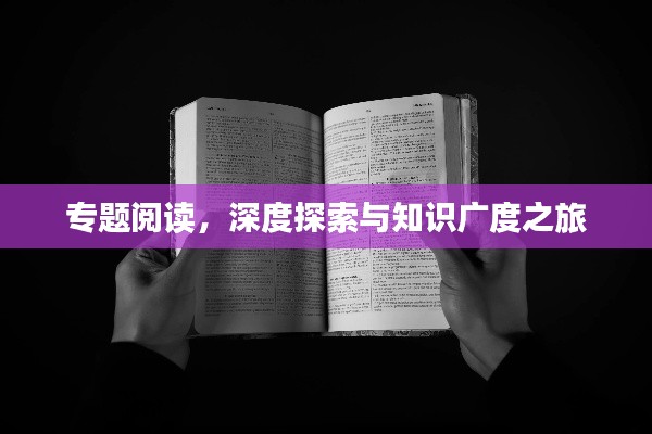 专题阅读，深度探索与知识广度之旅