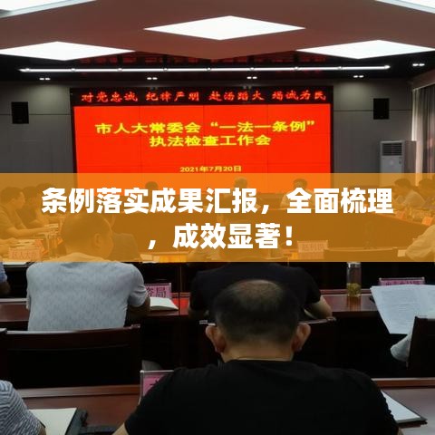 条例落实成果汇报，全面梳理，成效显著！