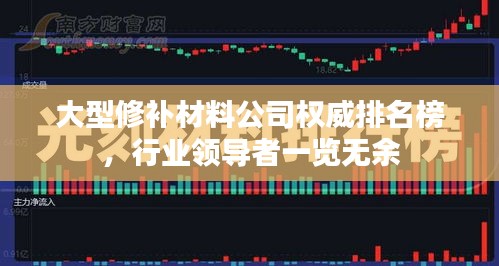 大型修补材料公司权威排名榜，行业领导者一览无余