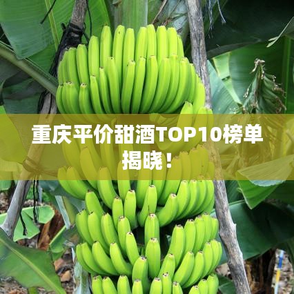 重庆平价甜酒TOP10榜单揭晓！