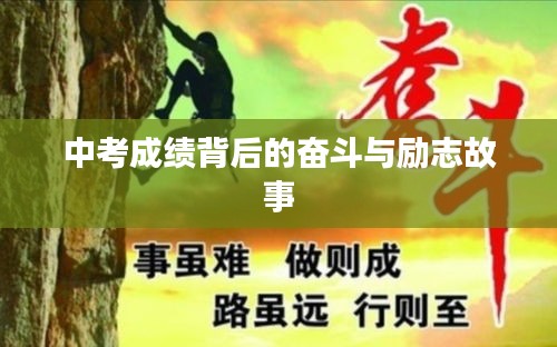 中考成绩背后的奋斗与励志故事