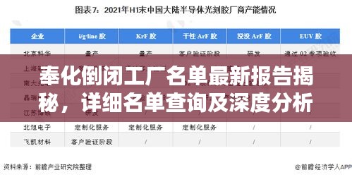 奉化倒闭工厂名单最新报告揭秘，详细名单查询及深度分析