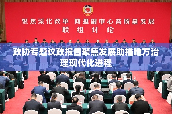 政协专题议政报告聚焦发展助推地方治理现代化进程