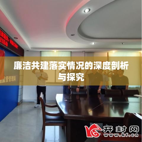 廉洁共建落实情况的深度剖析与探究
