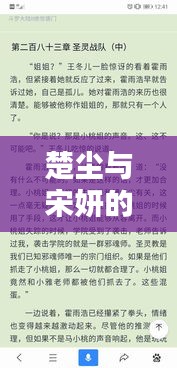 楚尘与宋妍的奇妙世界，百度搜索小说精彩呈现！