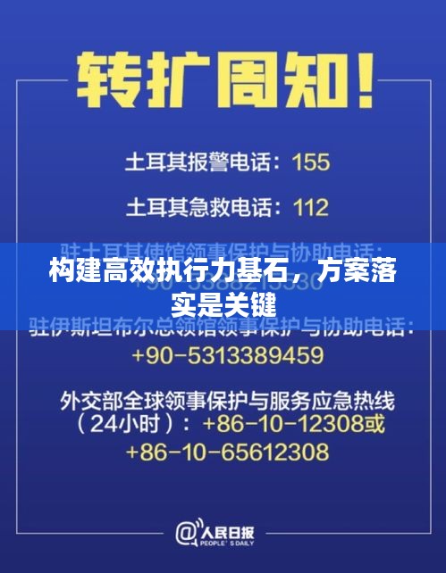构建高效执行力基石，方案落实是关键