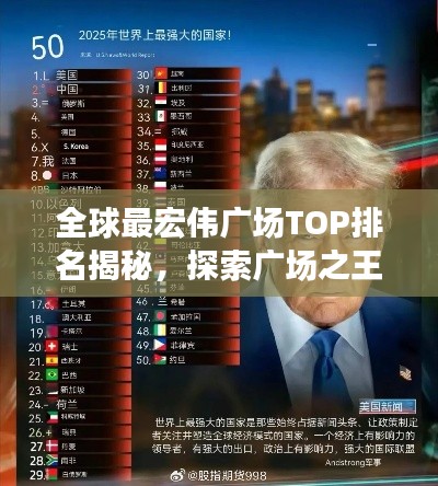 全球最宏伟广场TOP排名揭秘，探索广场之王的魅力