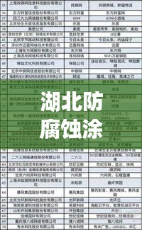 湖北防腐蚀涂层公司权威排名榜单揭晓！